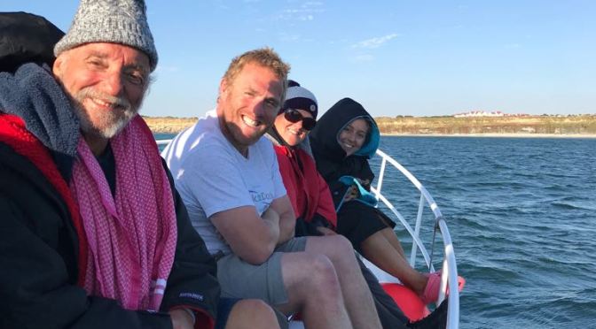 Out of the comfort zone and across the Channel