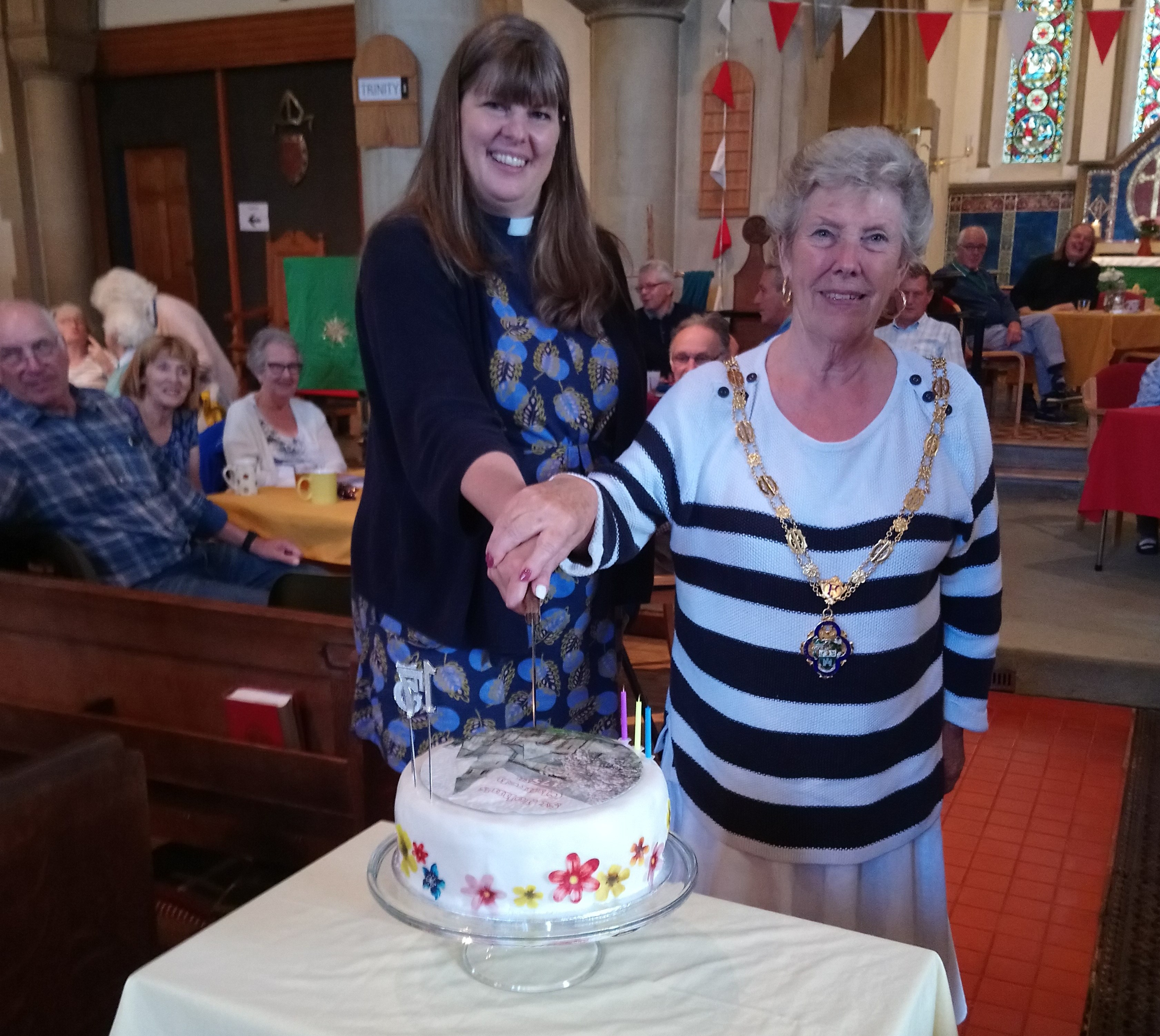 Cllr Pat Evans and Rev'd Lesley Crawley