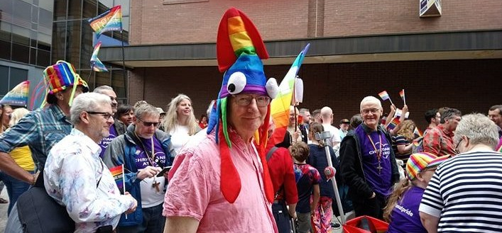 egg and sid at Pride