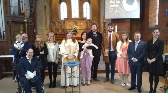 A baptismal welcome
