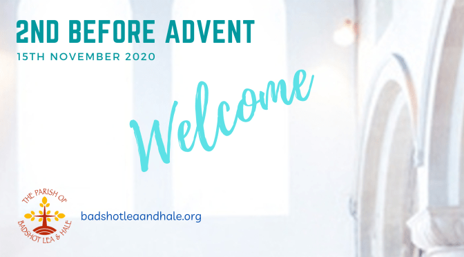 Sunday Services – 22nd November