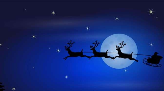 Where do magic reindeer come from? A story for Christmas Eve