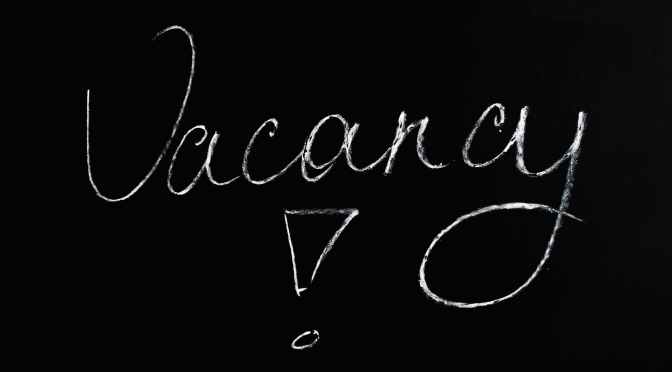 The upcoming vacancy