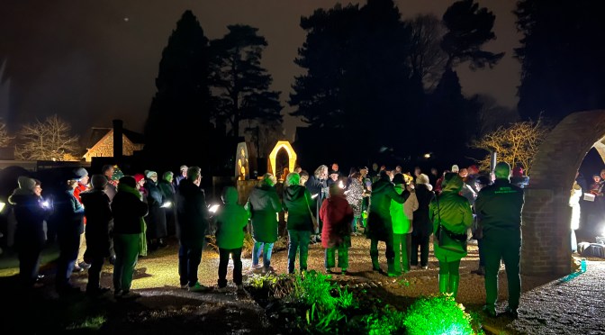 Sing carols under the stars