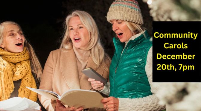 Community Carol Singing in the Hale Chapels’ Garden