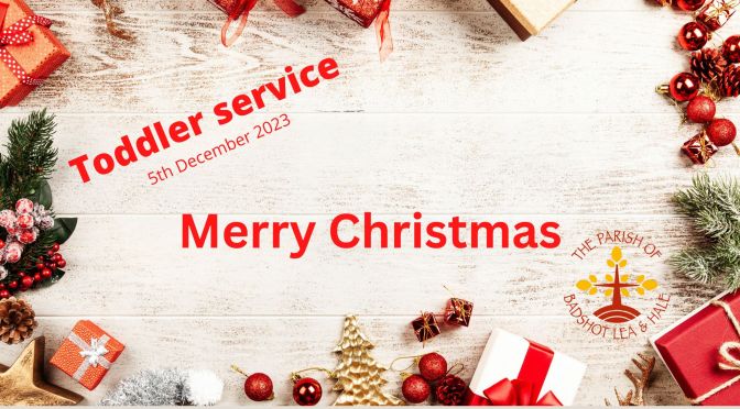 Christmas Toddler Service