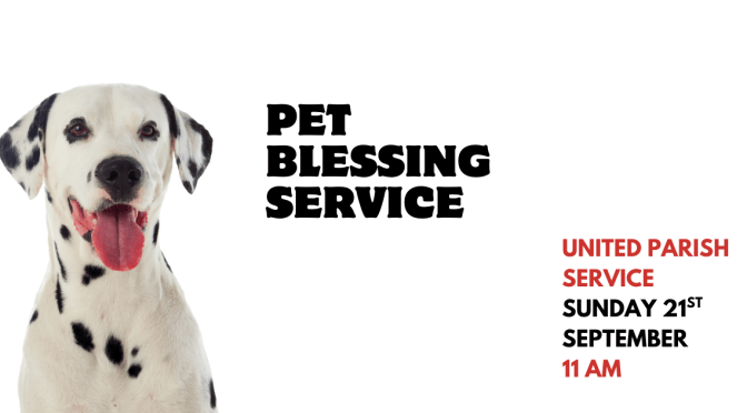Bring your pets to church